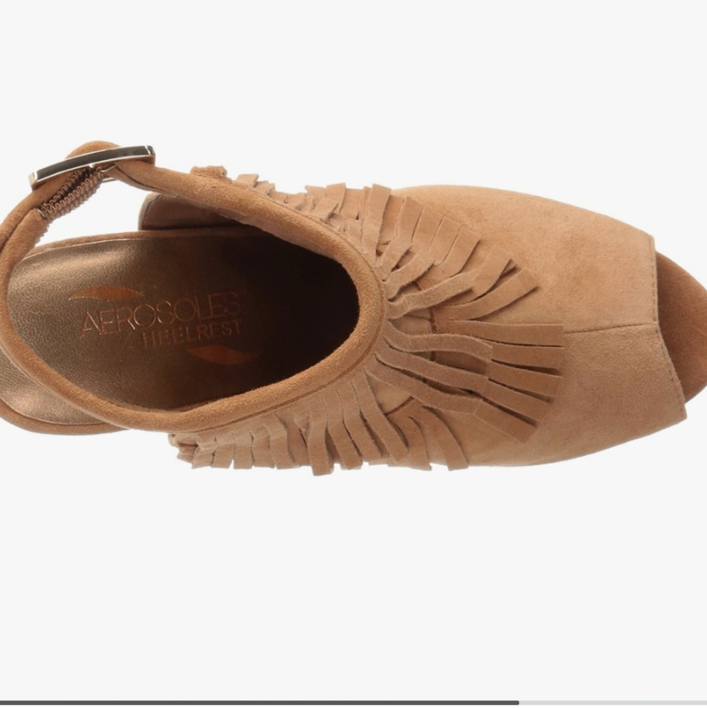 Aerosoles alamoda dress stiletto heels suede heels sz-6.5 3 inch - Picture 12 of 15